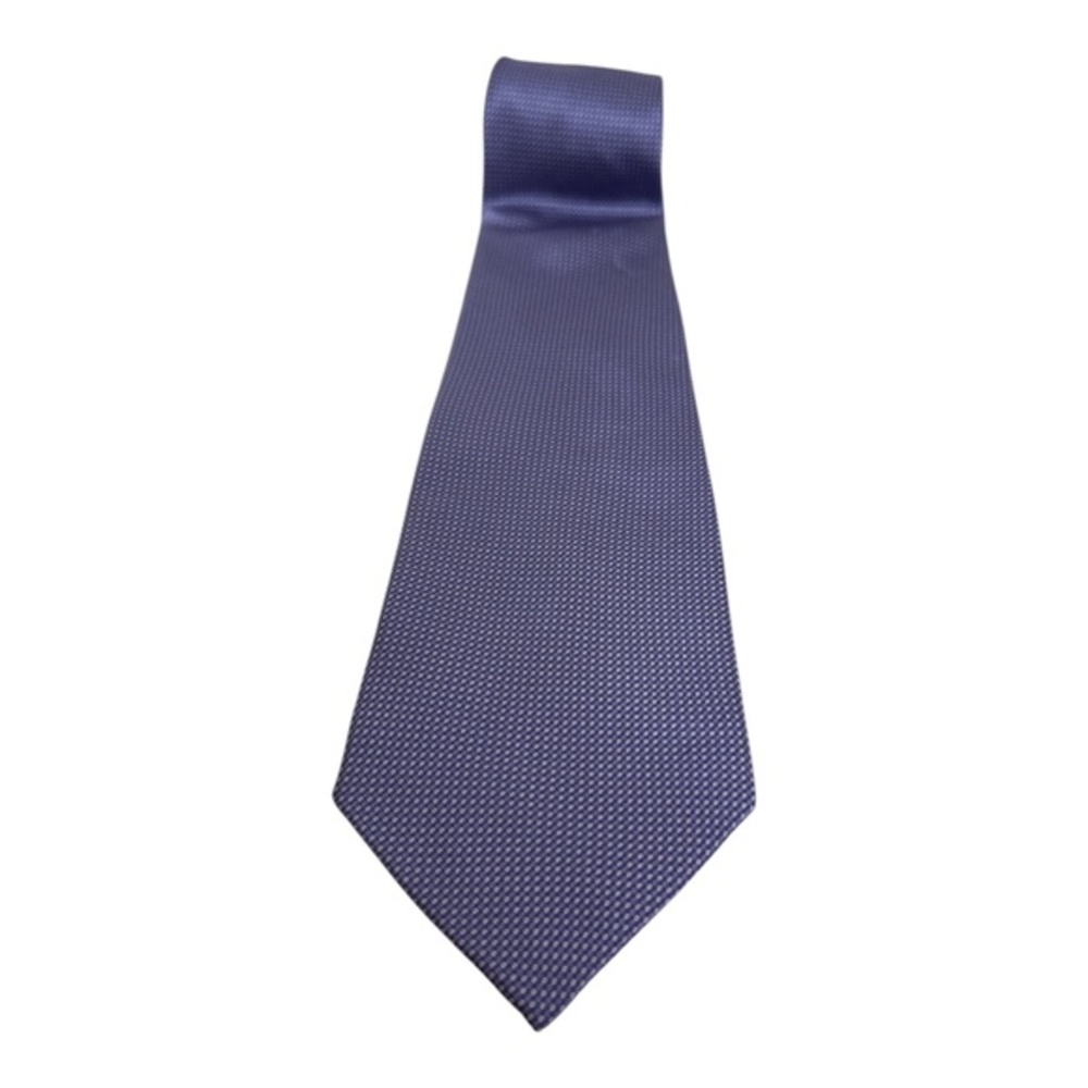 Trump Arrow 100% Silk Purple Tie Designer Corporate Geometric Micro Dot